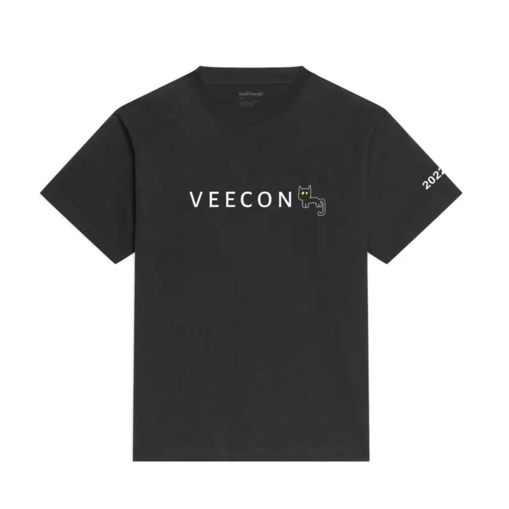 Veefriends Tshirt Very Lucky Black Cat Date Error Misprint 2022 Veecon Tee